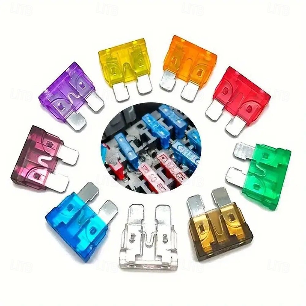 Kit de 306 peças de Fusíveis de Carro Mistura de Fusíveis Médios e Pequenos Fusível de Circuito de Auto e Motocicleta com Caixa de Armazenamento de 2025 por $35.99 –P7