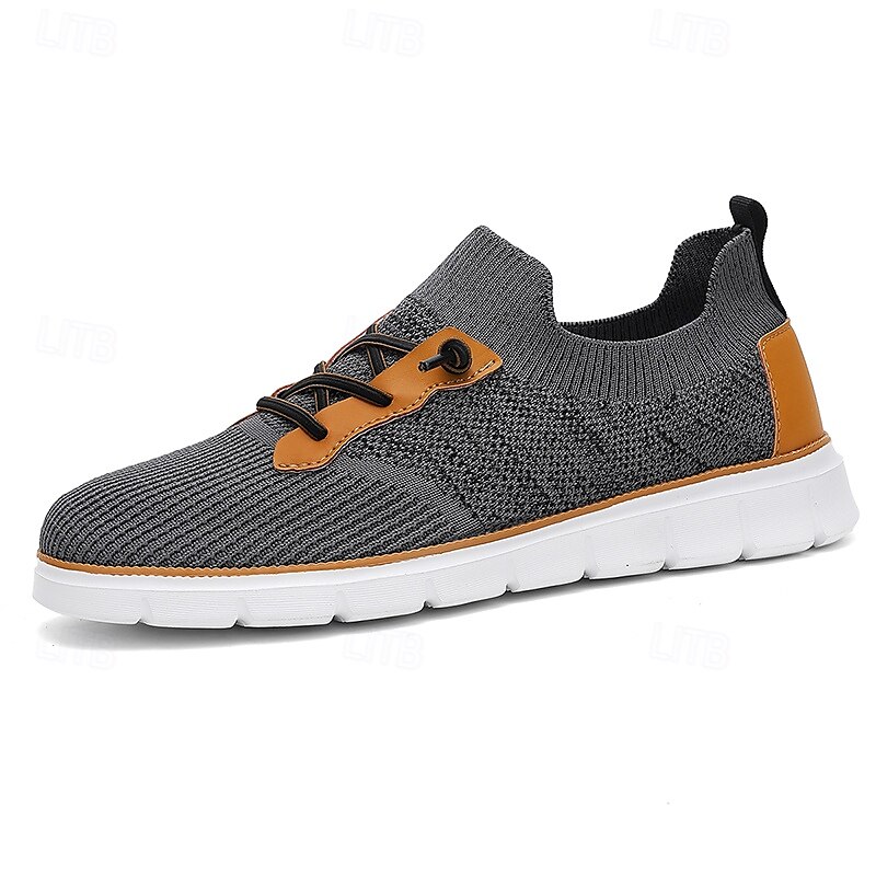 Men's Knit Athletic Sneakers – Lightweight Breathable Running and Walking Shoes for Gym, Work and Travel 2025 - $34.99 –P1