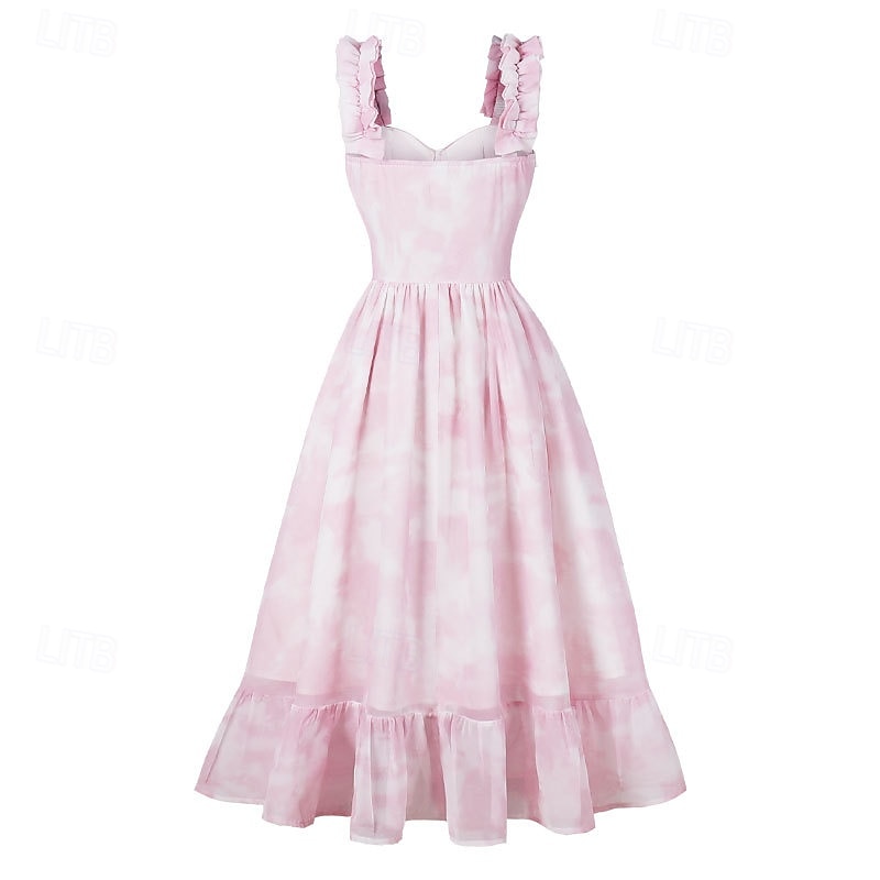 Retro Vintage 1950s Dress Swing Dress Floral Women's Carnival Masquerade Daily Wear Bachelorette Party Adults' Dress Homecoming Dresses 2025 - $43.99 –P2