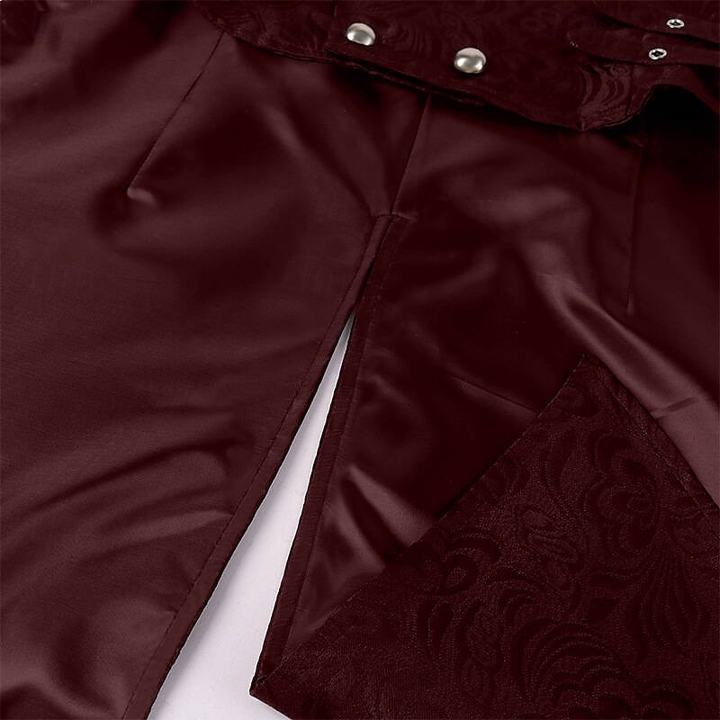 Punk og gotisk Victoriansk Steampunk سترة vest Prins Vampyrer Dobbeltkneppet Jacquardvevnad Herre Royal Halloween Karneval Ytelse LARP Ren Faire Voksne Vest Alle årstider 2025 - $36.99 –P19