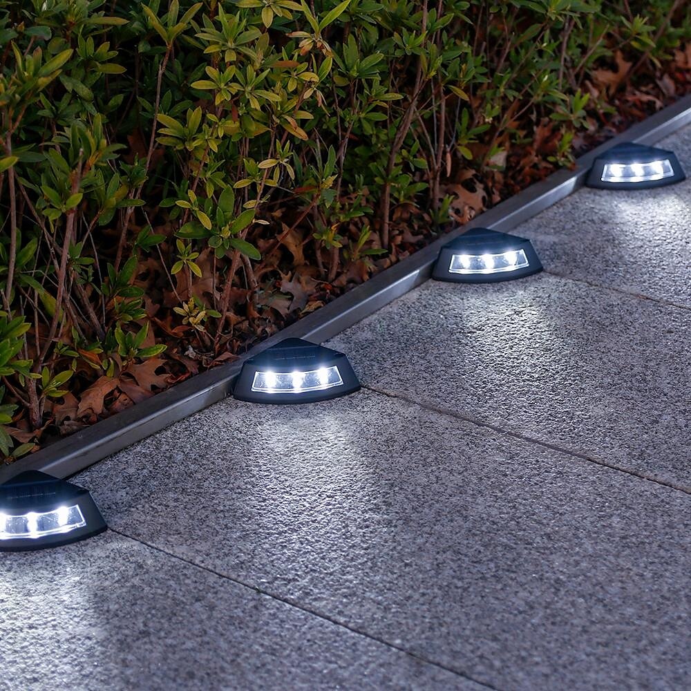 4 Pcs Solar Step Ground Light Solar Step Stair Decor Garden Lights Trail Light Outdoor Waterproof Yard Guide Light 2025 - $28.99 –P12