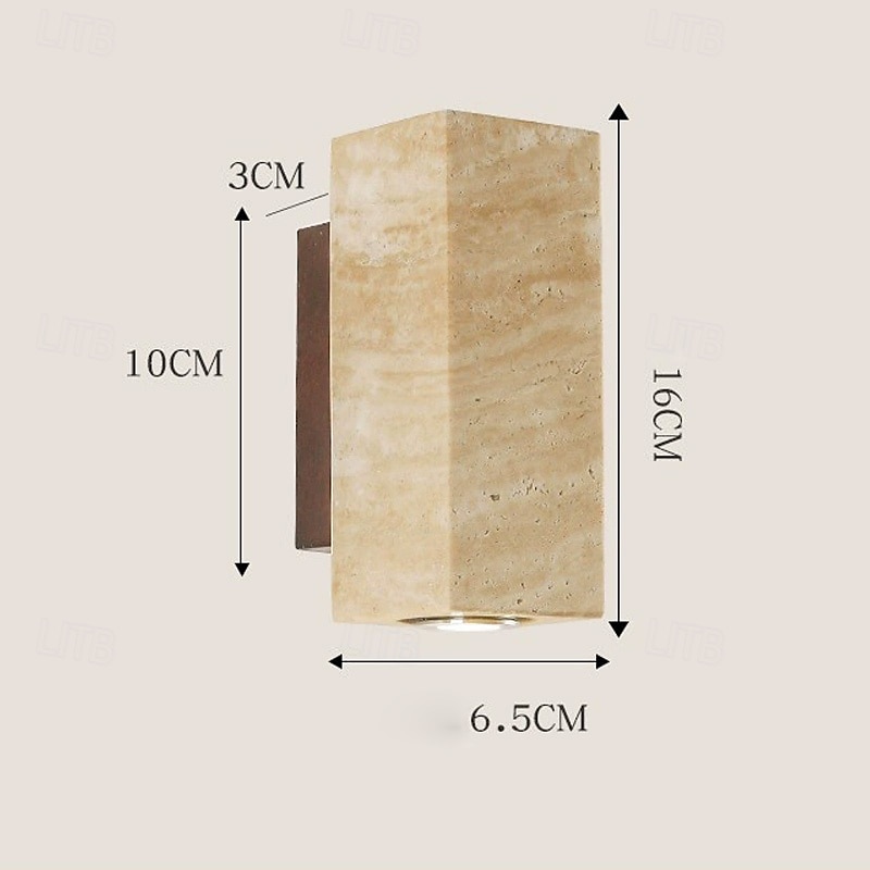 Indoor Vintage Classic Wall Sconce Light Fixture Living Room Bedroom 5W Stone Wall Light 110-120V 220-240V Indoor Wall Lights 2025 - $116.99 –P5