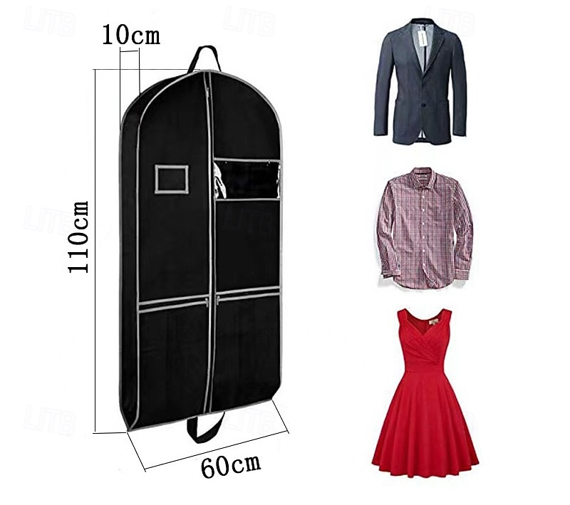 torby podróżne na ubrania i organizer do szafy pokrowiec na ubrania z uchwytami składany pokrowiec na garnitur ochraniacz na kurtki, płaszcze, koszule, sukienki i różne płaszcze 2026 - $15.99 –P3