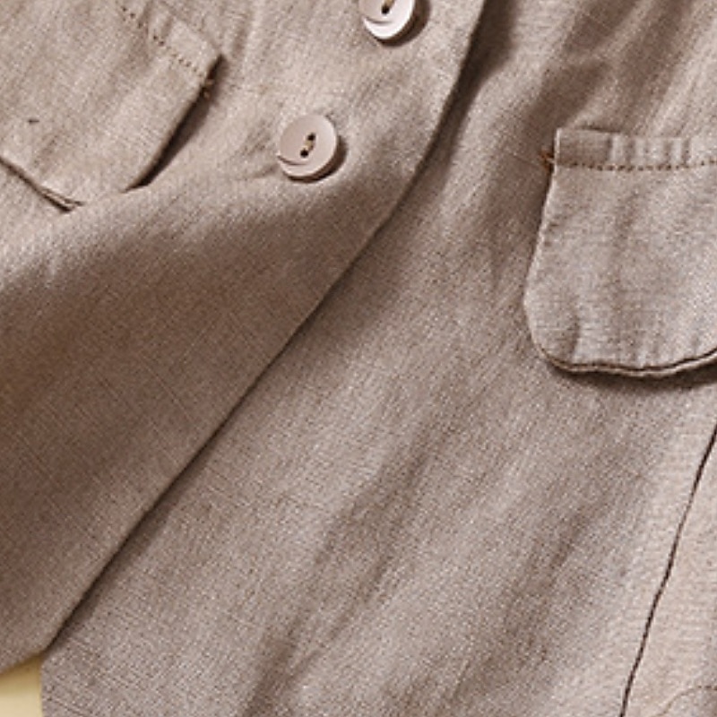 Γυναικεία Λινό από ψεύτικο βαμβάκι Τσέπη Κουμπιά Σκέτο Βασικό Καθημερινό Αμάνικο Λαιμόκοψη V Κανονικά μπλουζάκια Αργίες Εξόδου Μαύρο Πορτοκαλί Πράσινο του τριφυλλιού Χακί Μπεζ Καλοκαίρι 2026 - $22.99 –P7