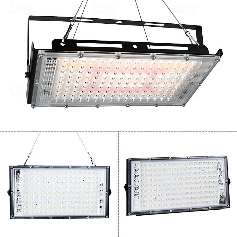 pěstební světla pro pokojové rostliny 400w plné spektrumg pěstební světlo 3 typy stmívatelné dálkové ovládání vhodné pro pokojové rostliny mikrozelené klony sukulenty sazenice. 2025 - $41.99 –P4