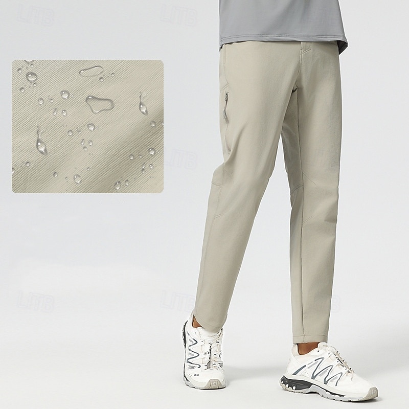 Men's Hiking Pants Trousers Softshell Pants Military Outdoor Regular Fit Waterproof Breathable Quick Dry Pants / Trousers Black Navy Blue Hunting Climbing Camping / Hiking / Caving M L XL XXL XXXL 2025 - $39.99 –P1