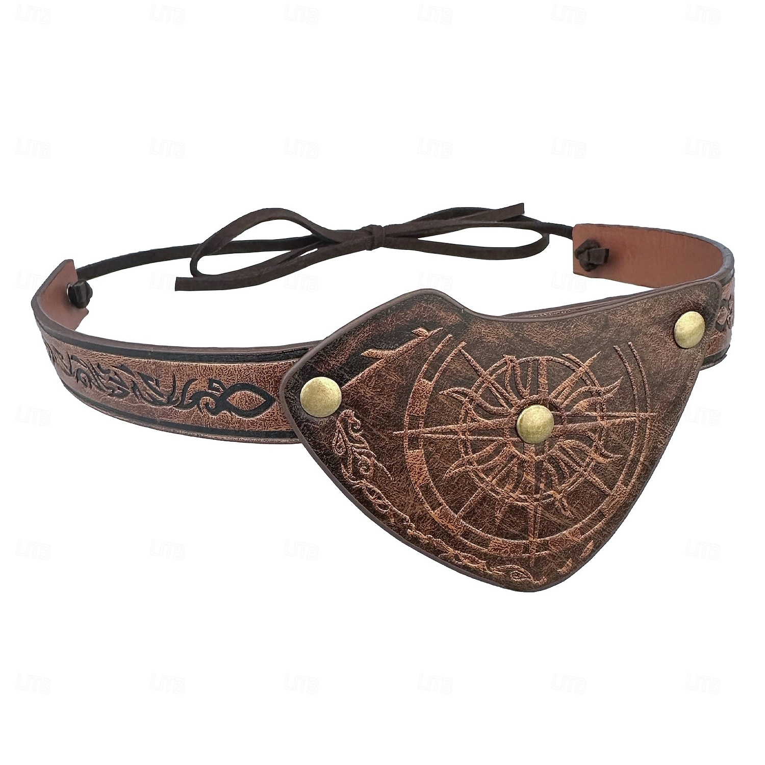 Medieval Renaissance Mask Eye Patch Pirate Viking Fancy Dress Men's Pirate Halloween Carnival Performance Party LARP Adults' Eye Mask 2026 - $13.99 –P5