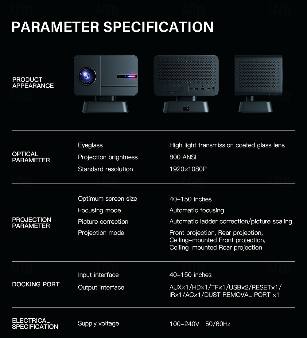 2025年 プロジェクター H713 ソリューション 1080 解像度 2gg16gb オートフォーカス 自動台形サポート 4k 再生 Bluetooth 音声リモコン 大型ゲーム対応 よりシルキー 450 ルーメン 日中使用可能 リアルホームプロ コレクション – $342.09 –P14