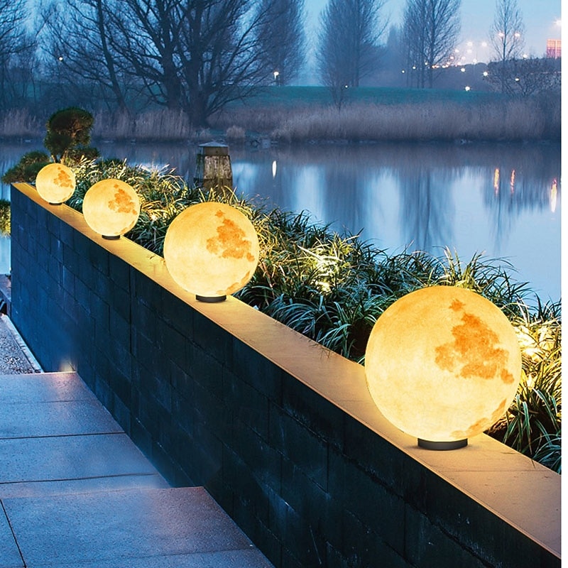 Luminárias de parede externas de LED, branco quente, simplicidade, IP65 à prova d'água, para jardim, caminho, varanda, quintal, estilo moderno, luminárias de chão para gramado. de 2026 por $179.99 –P3