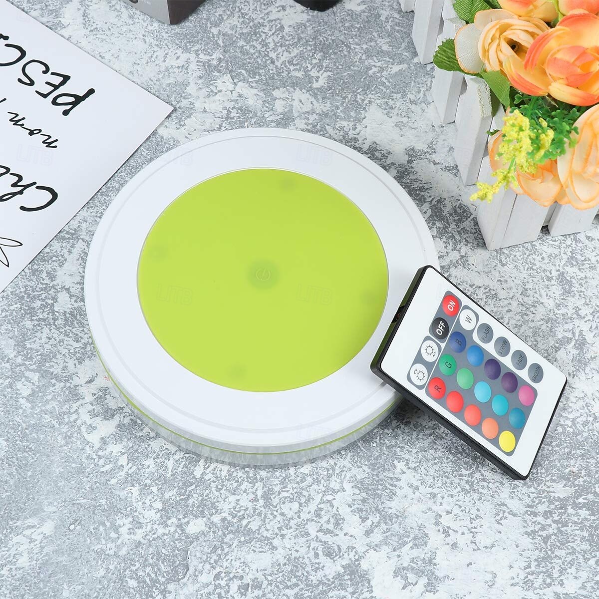 1 Pc Outdoor Waterproof Solar Pool Float Light Fountain Pool Landscape Light RGB16 Color Illusion Dimming Remote Control or APP Control Path Lawn Light 2025 - $71.99 –P3