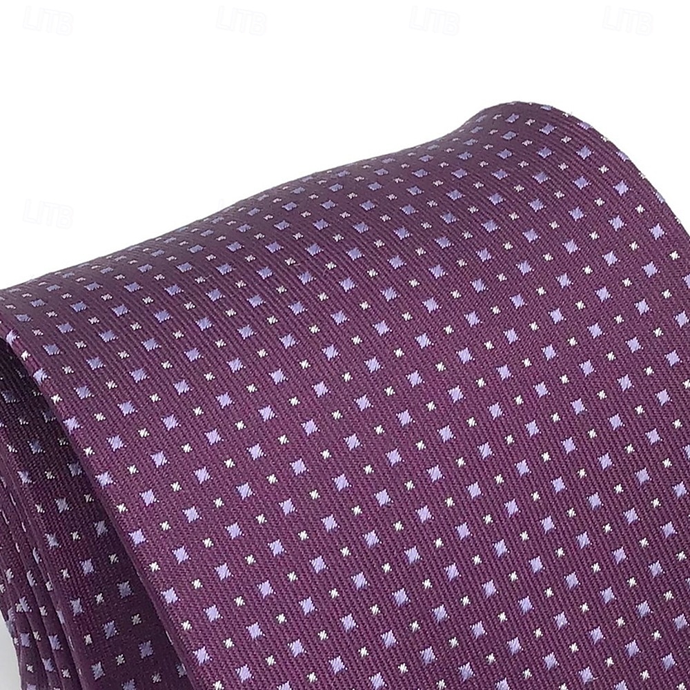 Männer 100% seide krawatten business formale klassische einfarbig gestreiften formale büro 2025 - $18.99 –P2