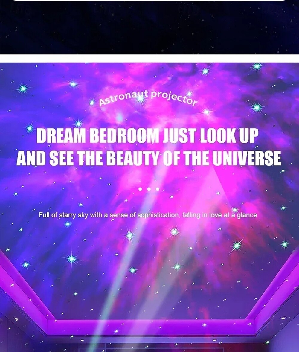 Star Projector Galaxy Night Light Astronaut Space Projector Nebula Ceiling LED Lamp for Bedroom & Kids Gift 2025 - $55.99 –P10