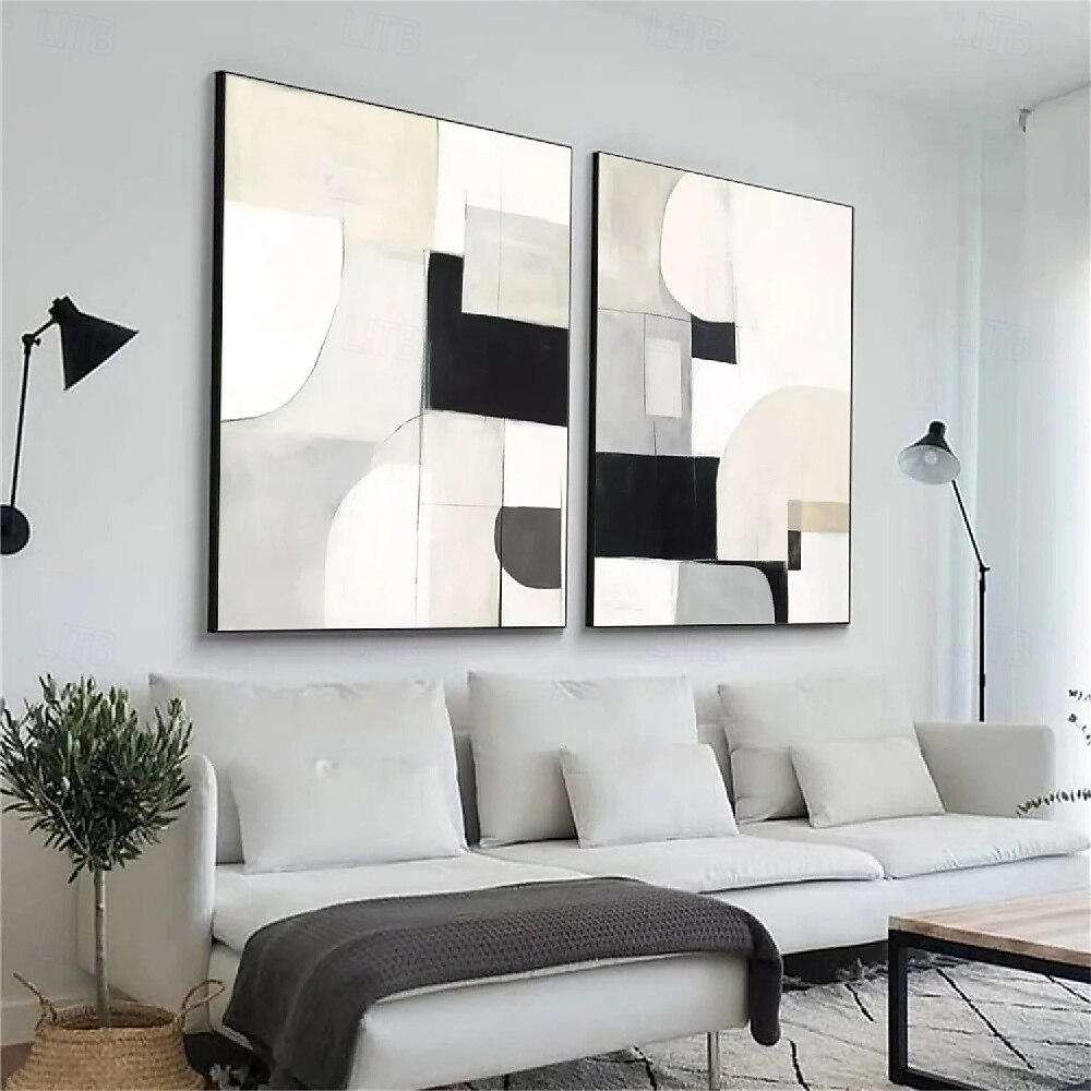 Ölgemälde, abstrakte Ölgemälde, handgemalte Ölgemälde, Wabi-Sabi-Wandkunst, 2er-Set, beige abstrakte Malerei auf Leinwand, ein Paar, beige Textur-Wandkunst, neutrale abstrakte Wandkunst, 2025 - $77.99 –P3