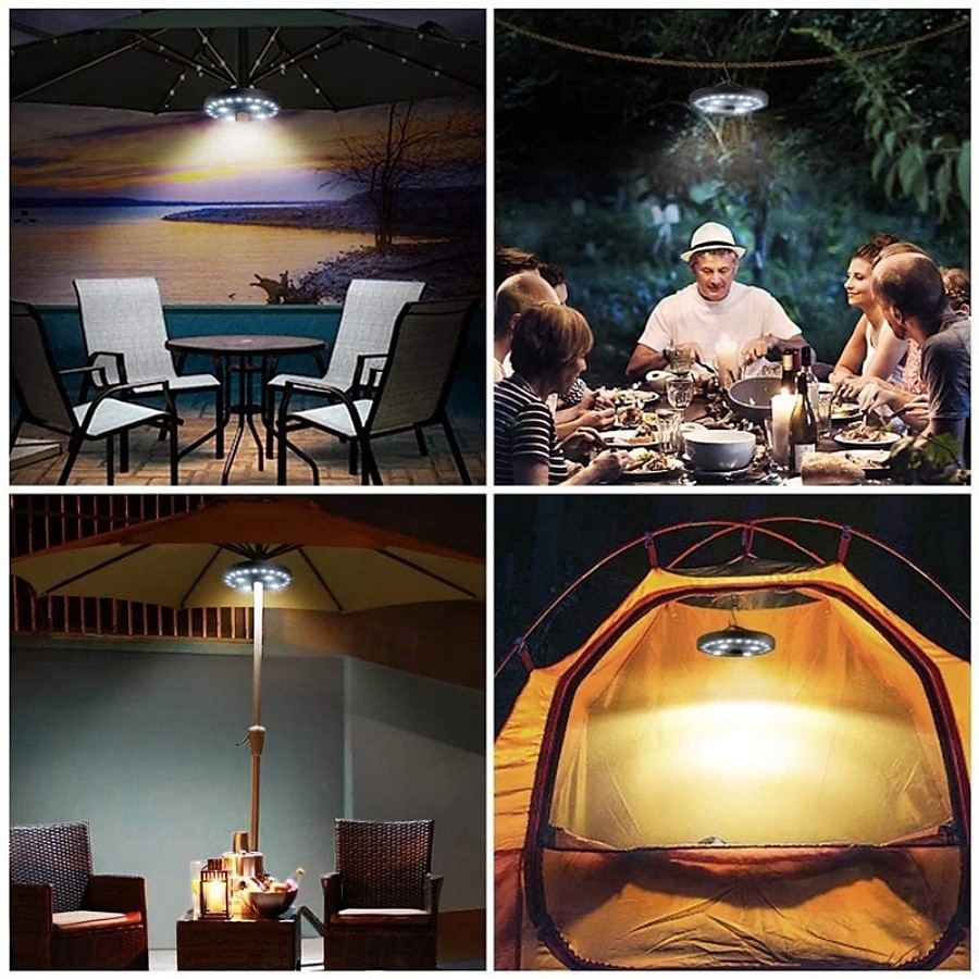 Patio Umbrella Light 3 Brightness Modes Cordless 28 LED Lights-4 x AA Battery Operated,Umbrella Pole Light for Patio Umbrellas,Camping Tents or Indoor Use 2025 - $13.49 –P7