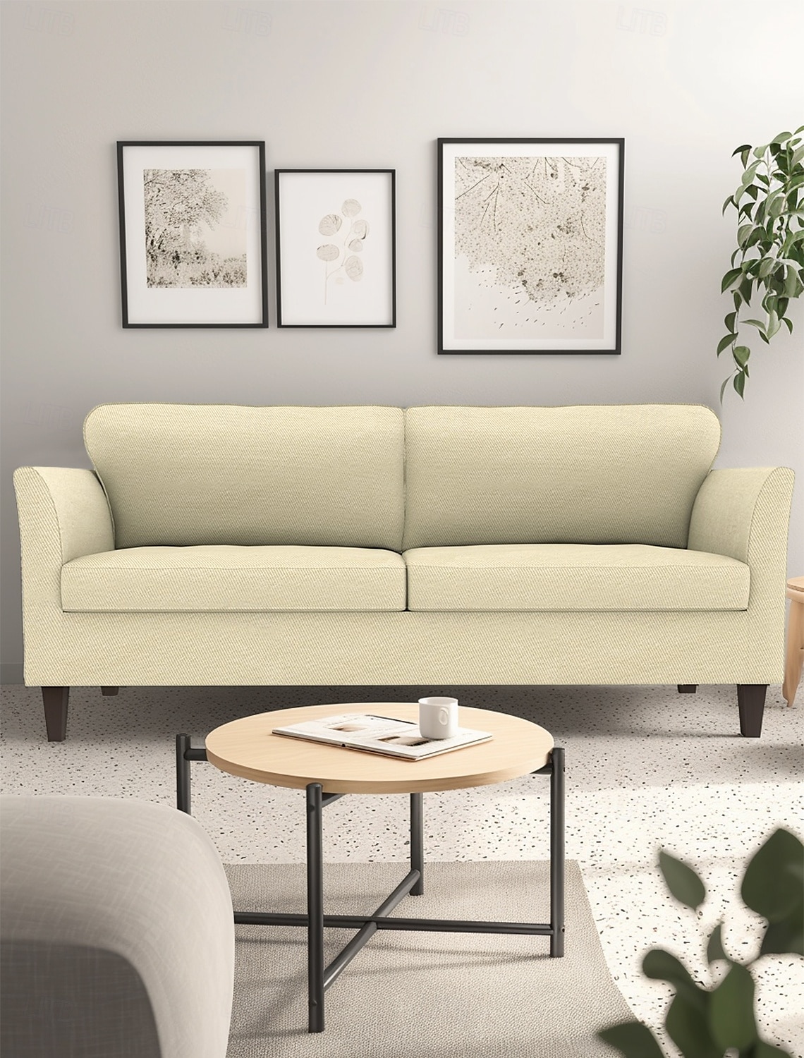 2-sits sofföverdrag blommigt quiltat 100 % bomullsöverdrag ekholmacover litb prime överdrag 2025 - $151.99 –P3