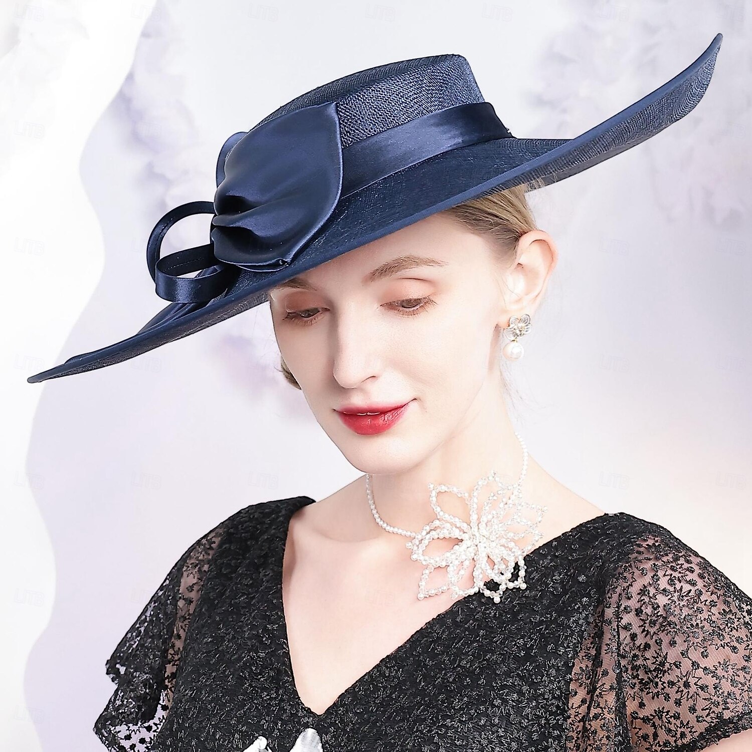 tyylikkäät makeat pellavahatut, joissa on jousisolmu häät / juhla / iltapäähine / erikoistilaisuus / toimisto  & ura / rento / syntymäpäivä / uusi vauva / kiitos / valmistuminen / onnittelut / 2026 - $97.99 –P9