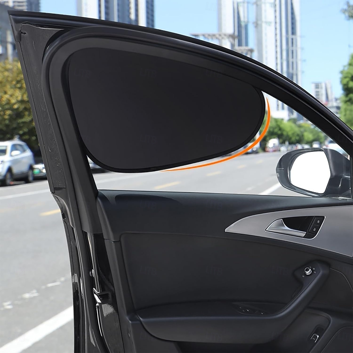 Automobiel elektrostatische folie - zijruit privacy zonwering met warmte-isolatie en zonwering voor autoruiten 2025 - $4.49 –P7