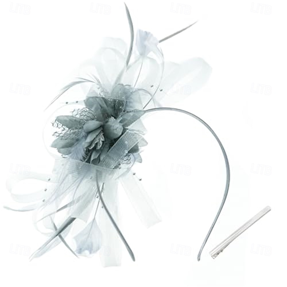 Elegante Derby Copricapo affascinante Gentildonna Costume Per donna Carnevale Feste Derby Ricevimento di matrimonio Adulti Fascinator Primavera & Estate del 2026 a $52.99 –P12