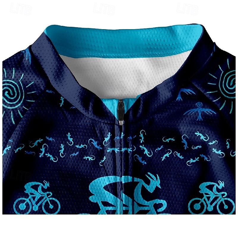 Homme Maillot de cyclisme Manche Courte Cyclisme T-shirt Maillot avec 3 poches arrière VTT Vélo tout terrain Respirant Séchage Rapide Design Anatomique Évacuation de l'Humidité Jaune Rouge Rouge de 2025 ? $25.99 –P4