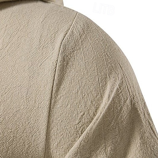 t-shirt vichinga medievale in cotone a maniche corte con cappuccio camicie da uomo in stile retrò con lacci hippie abbinati al costume larp del 2025 a $37.99 –P6