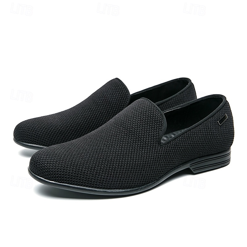Heren feloranje ademende mesh loafers – casual prom party instappers voor zomerse evenementen 2025 - $34.99 –P10