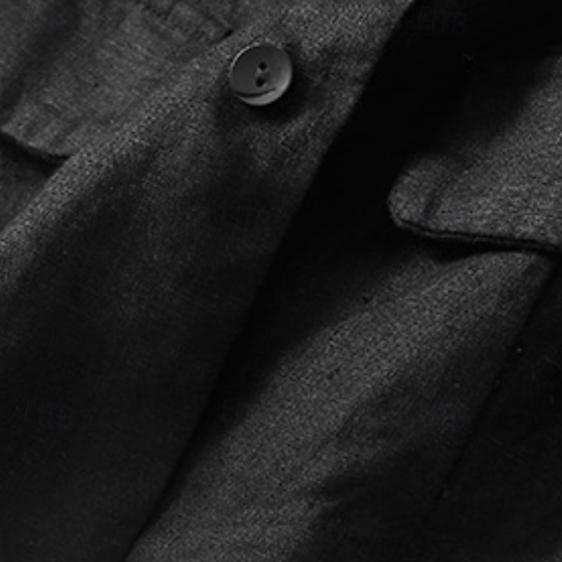 Γυναικεία Λινό από ψεύτικο βαμβάκι Τσέπη Κουμπιά Σκέτο Βασικό Καθημερινό Αμάνικο Λαιμόκοψη V Κανονικά μπλουζάκια Αργίες Εξόδου Μαύρο Πορτοκαλί Πράσινο του τριφυλλιού Χακί Μπεζ Καλοκαίρι 2026 - $22.99 –P20