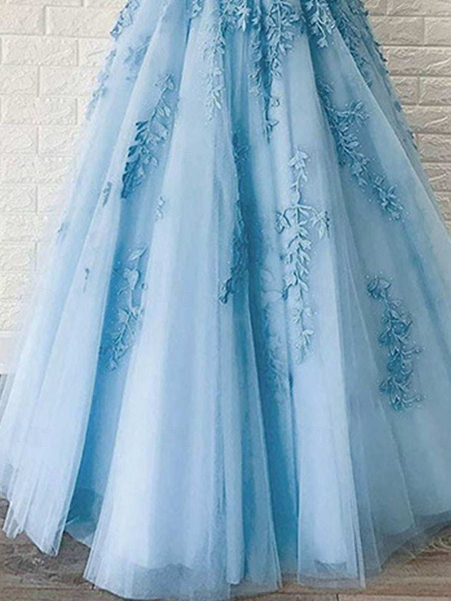 A-Line Quinceanera Dresses Elegant Dress Performance Christmas Floor Length Sleeveless Square Neck Chiffon Backless with Pleats 2025 - $99.99 –P2