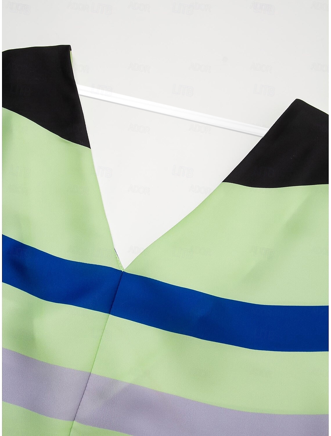 Satin V Neck Geometric Print Poncho Blouse 2025 - $61.99 –P13