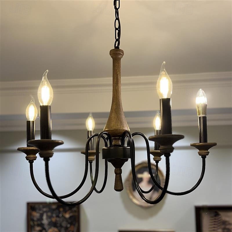 Lampadari a sospensione a LED per isola cucina 60*47cm, lampadari a 6/8 teste, lampadari moderni da ingresso, stile fattoria, appesi al soffitto sopra il tavolo, bianco caldo. del 2025 a $398.19 –P2