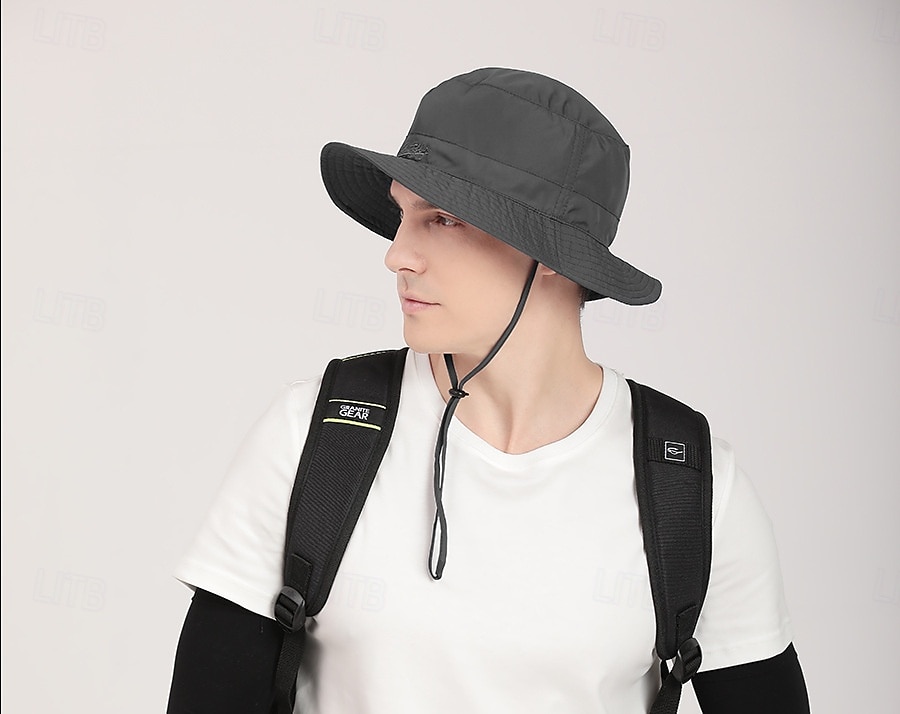 UPF50+ Fällbar bucket hat snabbtorkande lätt utomhushatt solhatt klättring fiske hatt 2025 - $19.99 –P4