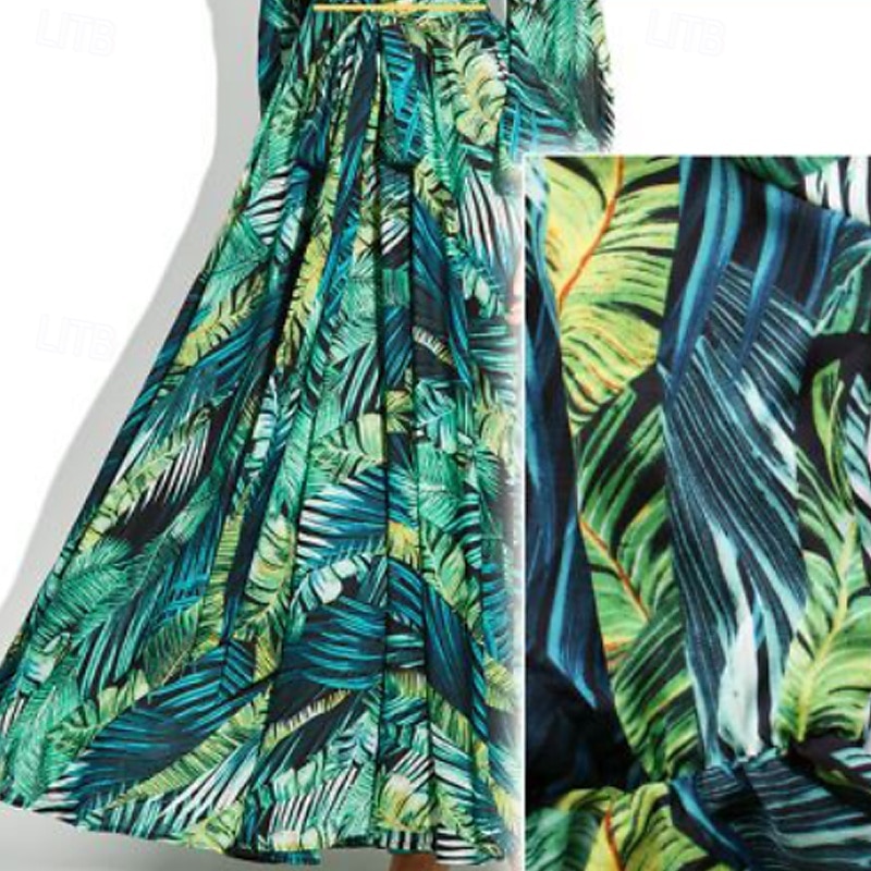 Per donna Abito Lungo Maxi Abito Abito Floreale Moda All'aperto Data Uscire Vestibilità regolare Fiore Senza Maniche Scollo a V Giallo Blu marino Blu Fucsia Estate del 2025 a $26.99 –P9