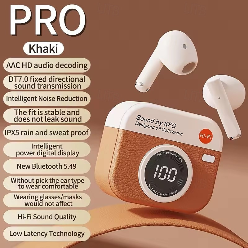 q86 True Wireless Headphones TWS Earbuds, In-Ear Bluetooth 5.3, Ergonomic, LED Power Display, Long Battery, Suitable for Everyday Use, Travel 2025 - $27.99 –P7