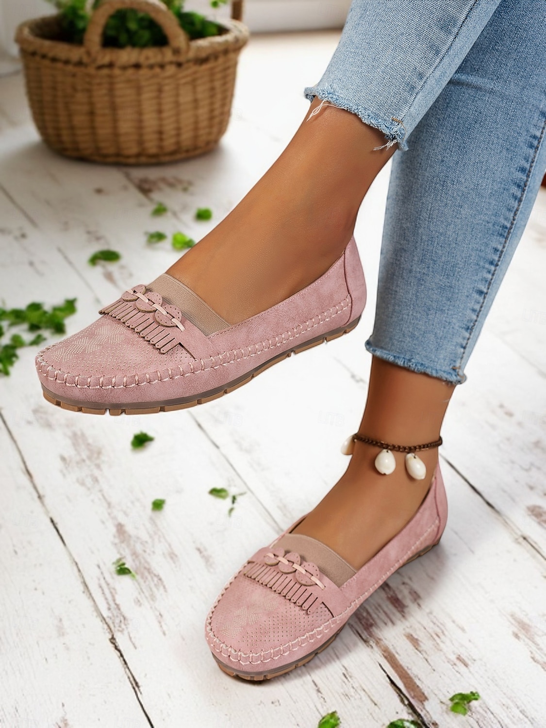 mocasini de damă mocasini cu ciucuri – pantofi de șofer casual, moale, pentru ținute de primăvară și confort acasă 2025 - $24.99 –P3