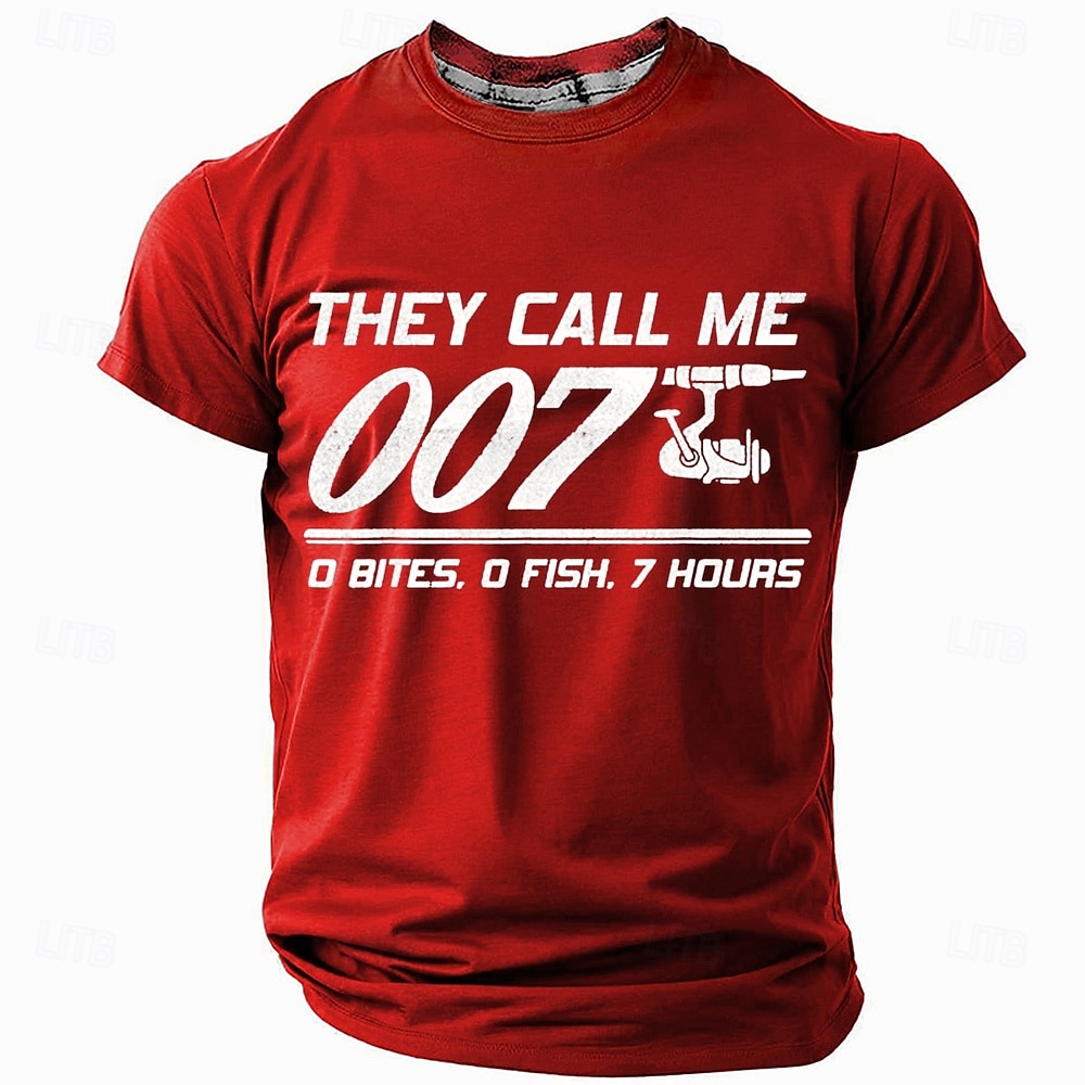 Hombre Pesca Argot divertido Camiseta Manga Corta Camiseta Impresión 3D Cuello Barco Camisa Moda Diario Casual Calle Casual Diario Negro Rojo Azul Piscina Verano Primavera Ropa S M L XL XXL XXXL 2025 - $17.99 –P2