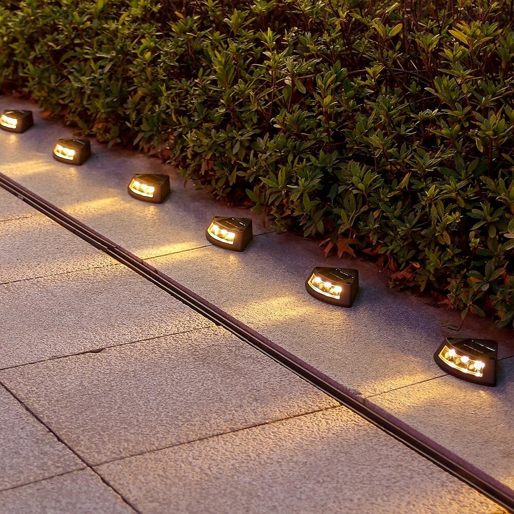 4 Pcs Solar Step Ground Light Solar Step Stair Decor Garden Lights Trail Light Outdoor Waterproof Yard Guide Light 2025 - $28.99 –P11