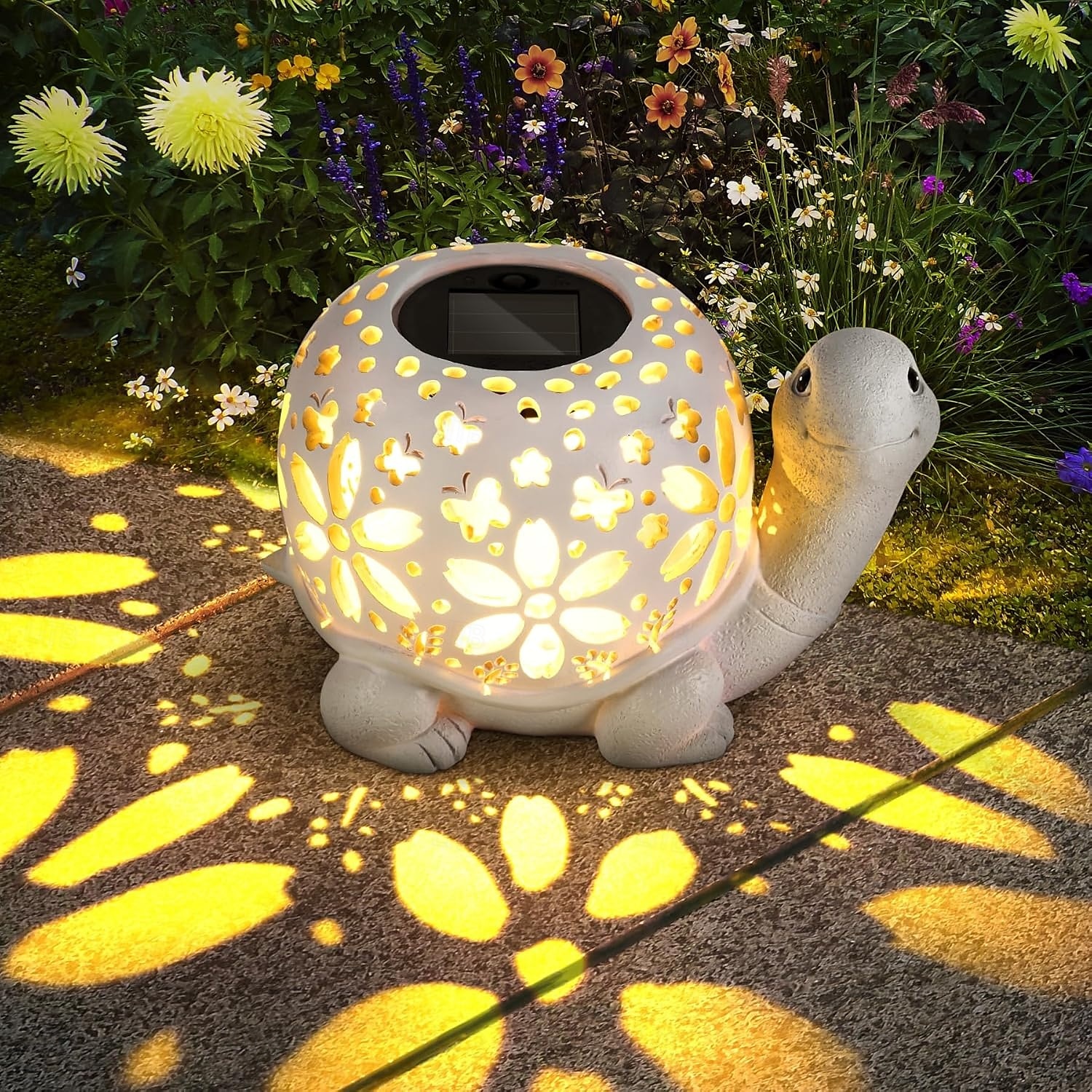 1 pz. Luce decorativa solare per esterni a forma di tartaruga cava, per cortile, giardino, sentiero, parco, paesaggio, ornamento, luce, statua, animale carino. del 2025 a $24.99 –P1
