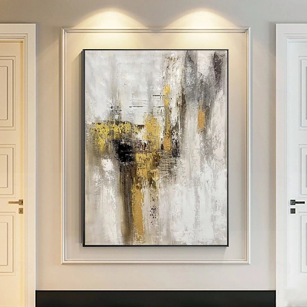 Hand painted Abstract Gold Paintings On Canvas handmade Rich Textured Acrylic Painting Modern Wall Art Hand Painted Artwork canvas paintings for Living Room office hotel Wall Decor 2025 - $82.99 –P2