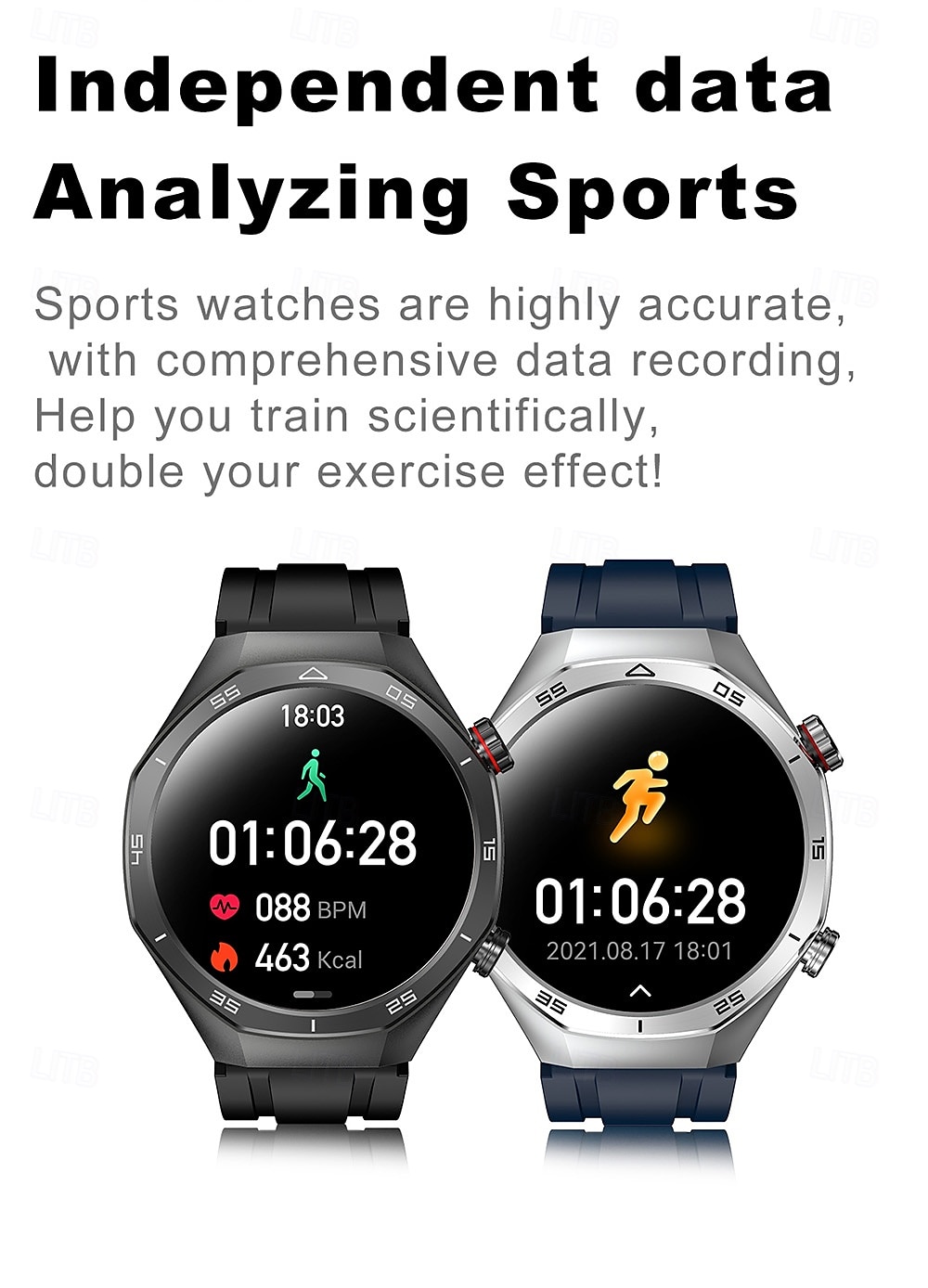IMOSI Men's Smart Watch 1.52 Bluetooth Call Music Sport Heart Rate Monitor 400mAh Battery Compatible with Android & iOS 2025 - $56.99 –P9