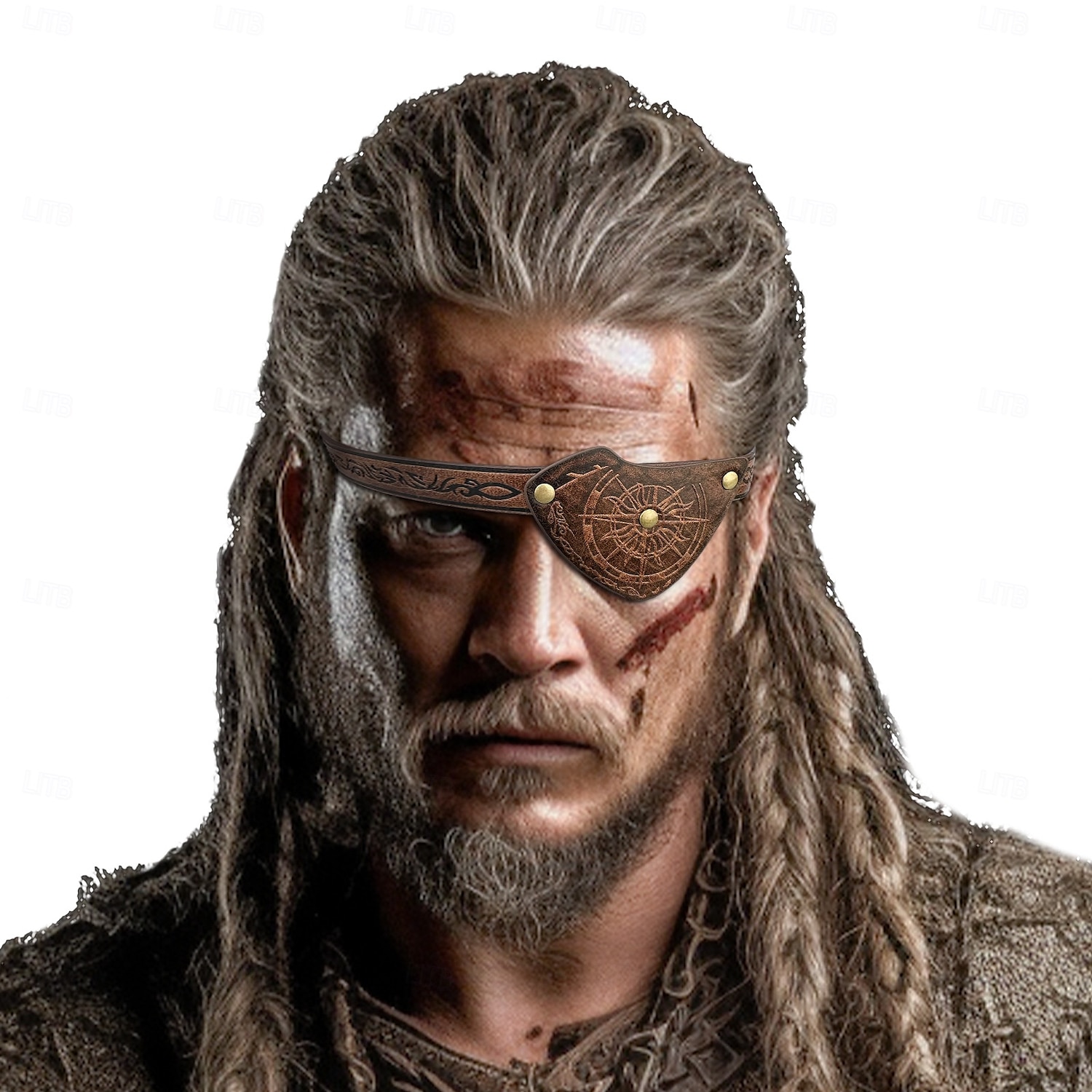 Medieval Renaissance Mask Eye Patch Pirate Viking Fancy Dress Men's Pirate Halloween Carnival Performance Party LARP Adults' Eye Mask 2026 - $13.99 –P1