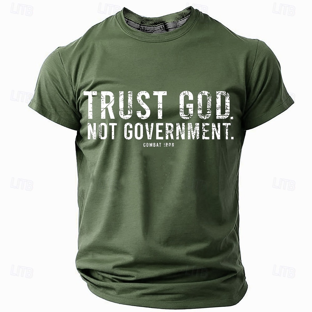 Bijbel 4e Juli 2026 250e Herdenkingsdag Patriottische Patriot 3D Print Amerikaanse Vlag Crew Neck Korte Mouw T-Shirt Casual Daily Street 2026 - $19.49 –P2