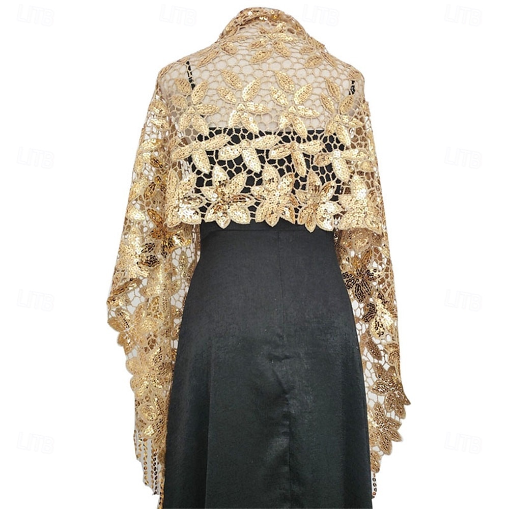 Dames Wikkel Elegante Zon Bescherming Mouwloos Kant Bruiloft Wikkels Met Effen Kleur Voor Bruiloft Zomer 2025 - $26.99 –P19