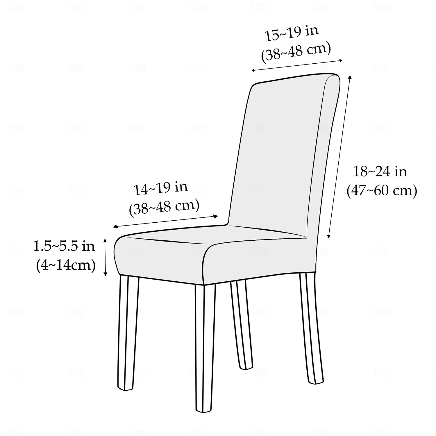 Velvet Dining Chair Cover Slipcover Elastic And Soft Chair Protector For Home Decor 2025 - $12.49 –P1