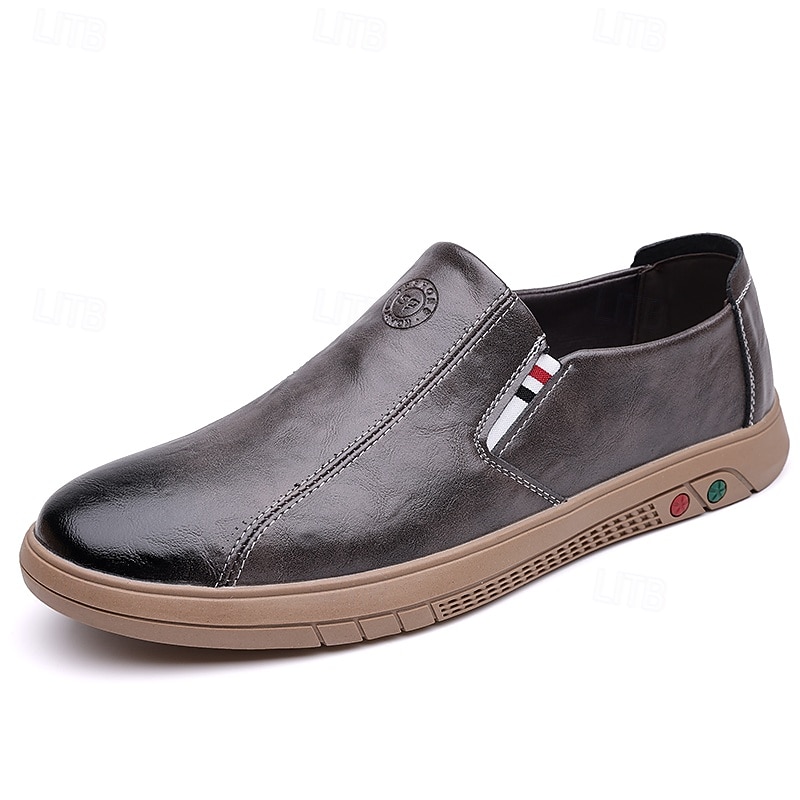 Herren Slipper aus Kunstleder – stylische Freizeitschuhe für Business, Büro und Alltag 2026 - $46.99 –P1