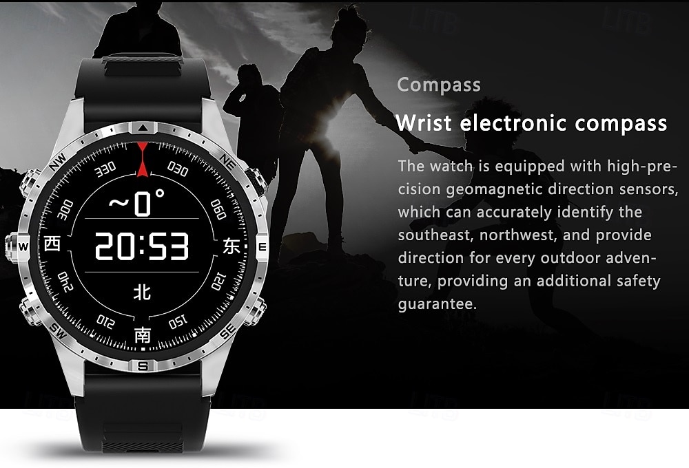 GT45 Умные часы 1.6 дюймовый Смарт Часы Bluetooth Напоминание о звонке Фитнес-трекер Сидячий Напоминание Совместим с Смартфон Женский Мужчины 2025 - $65.99 –P6