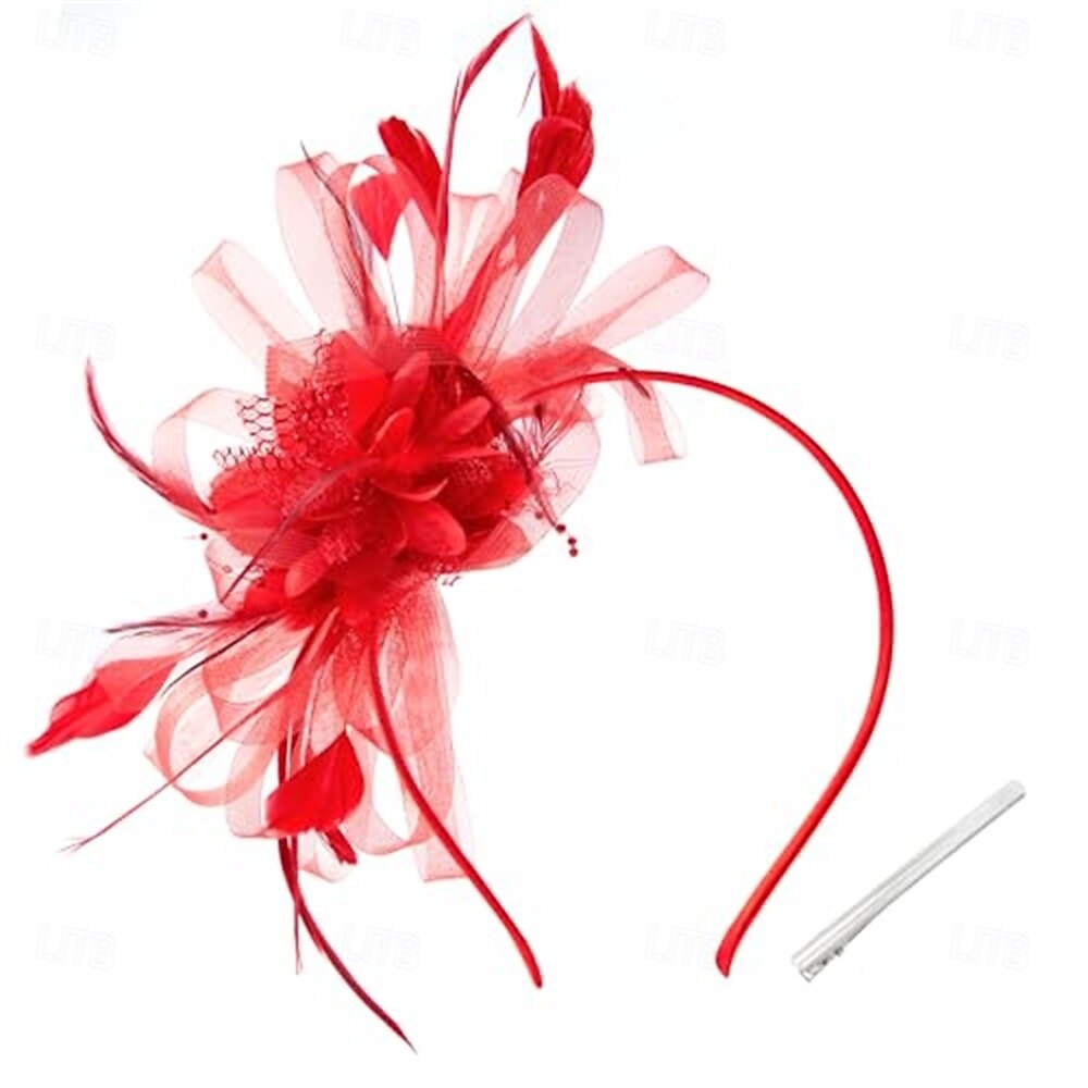 Elegante Derby Copricapo affascinante Gentildonna Costume Per donna Carnevale Feste Derby Ricevimento di matrimonio Adulti Fascinator Primavera & Estate del 2026 a $52.99 –P19
