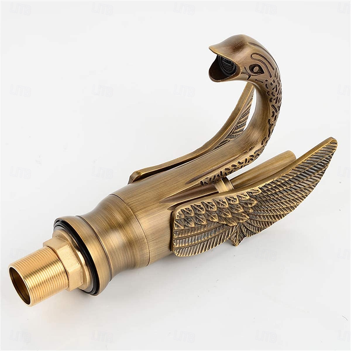 Robinet de lavabo - Classique Chrome / Laiton antique / Électroplaqué Ensemble central Poignée unique à un trouBath Taps de 2025 ? $121.99 –P5