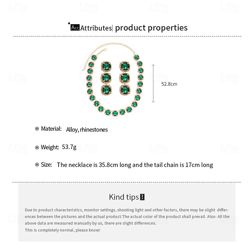 2026年 ジュエリーセット　2ピーススーツ　シルバーキュービックジルコニアクロム　ネックレス　イヤリング　女性用　エレガントヴィンテージファッション　可愛いヴィンテージスタイル　クラシックジオメトリックジュエリーセット　ウェディングパーティー　特別な occasion  コレクション – $27.99 –P16
