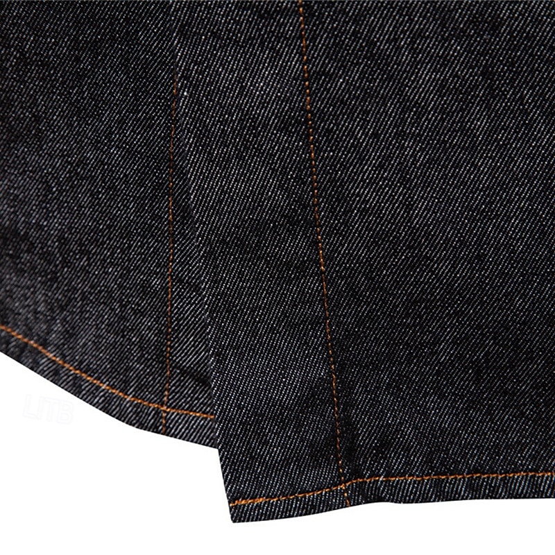 Herren Hemd Sommerhemd Freizeithemd Strandhemd Knopfhemd Schwarz Dunkelblau Leicht Blau Langarm Einfach Revers Urlaub Hawaiianisch Tasche Bekleidung 100% Baumwolle Mode Lässig Bequem 2025 - $47.99 –P12