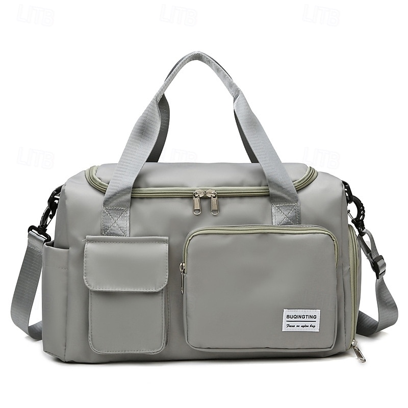 Bolsa de viagem de fim de semana, bolsa esportiva com compartimento para sapatos, bolsa de ginástica com compartimento para roupas molhadas e secas para mulheres e homens, bolsa de ombro de grande de 2025 por $20.99 –P7