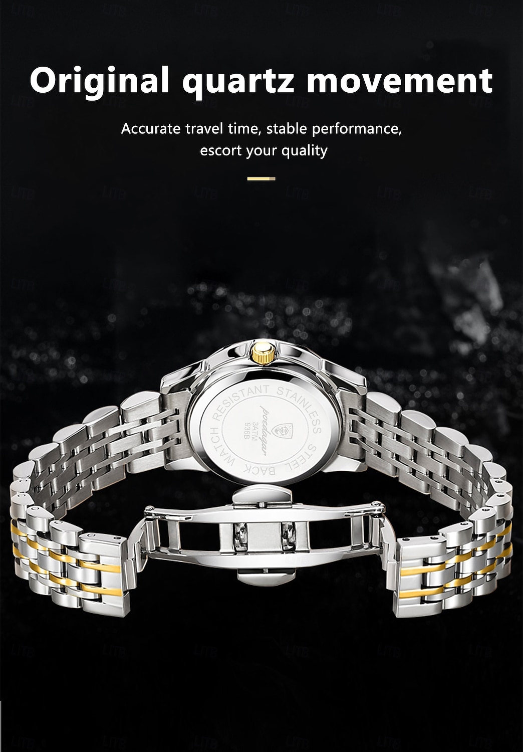 Роскошные брендовые Мужские часы Водонепроницаемые Светящийся Дата неделя Мужские кварцевые наручные часы Стальные Модные спортивные часы 2026 - $31.99 –P9